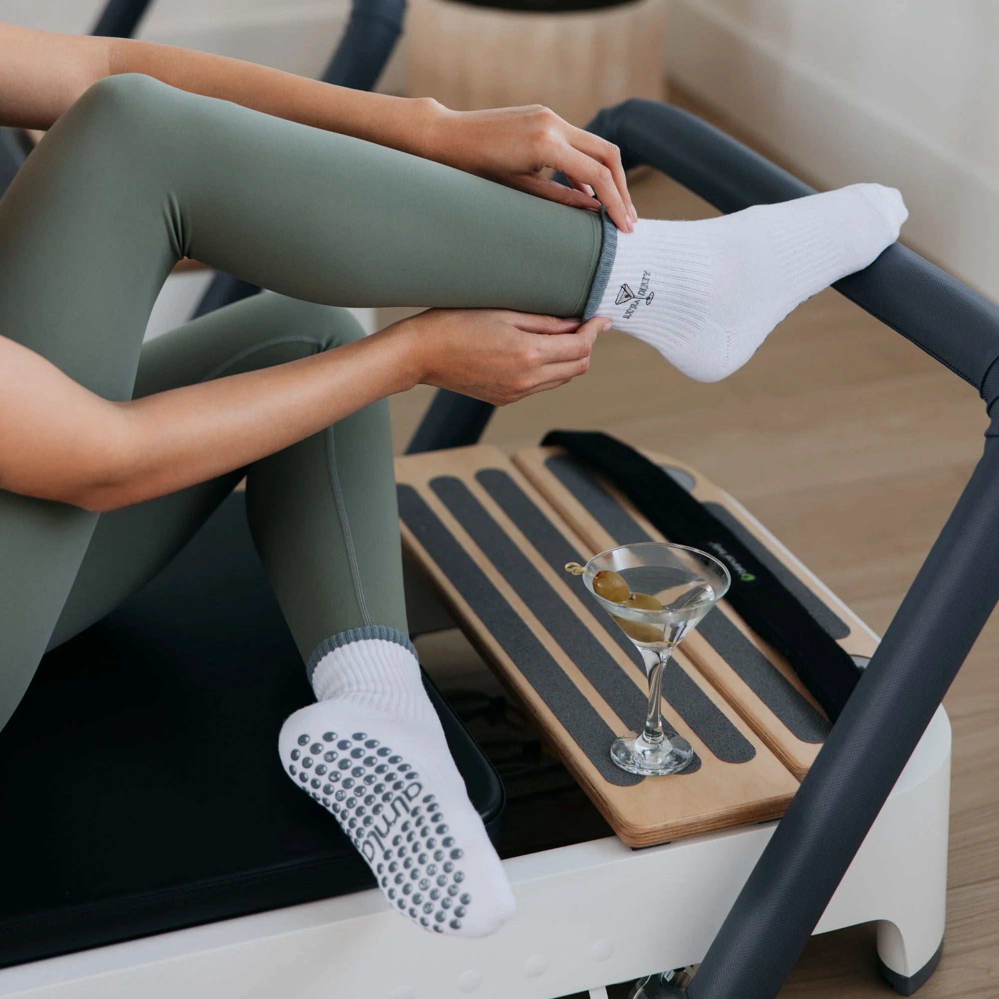 Dirty Martini Grippy Pilates Socks