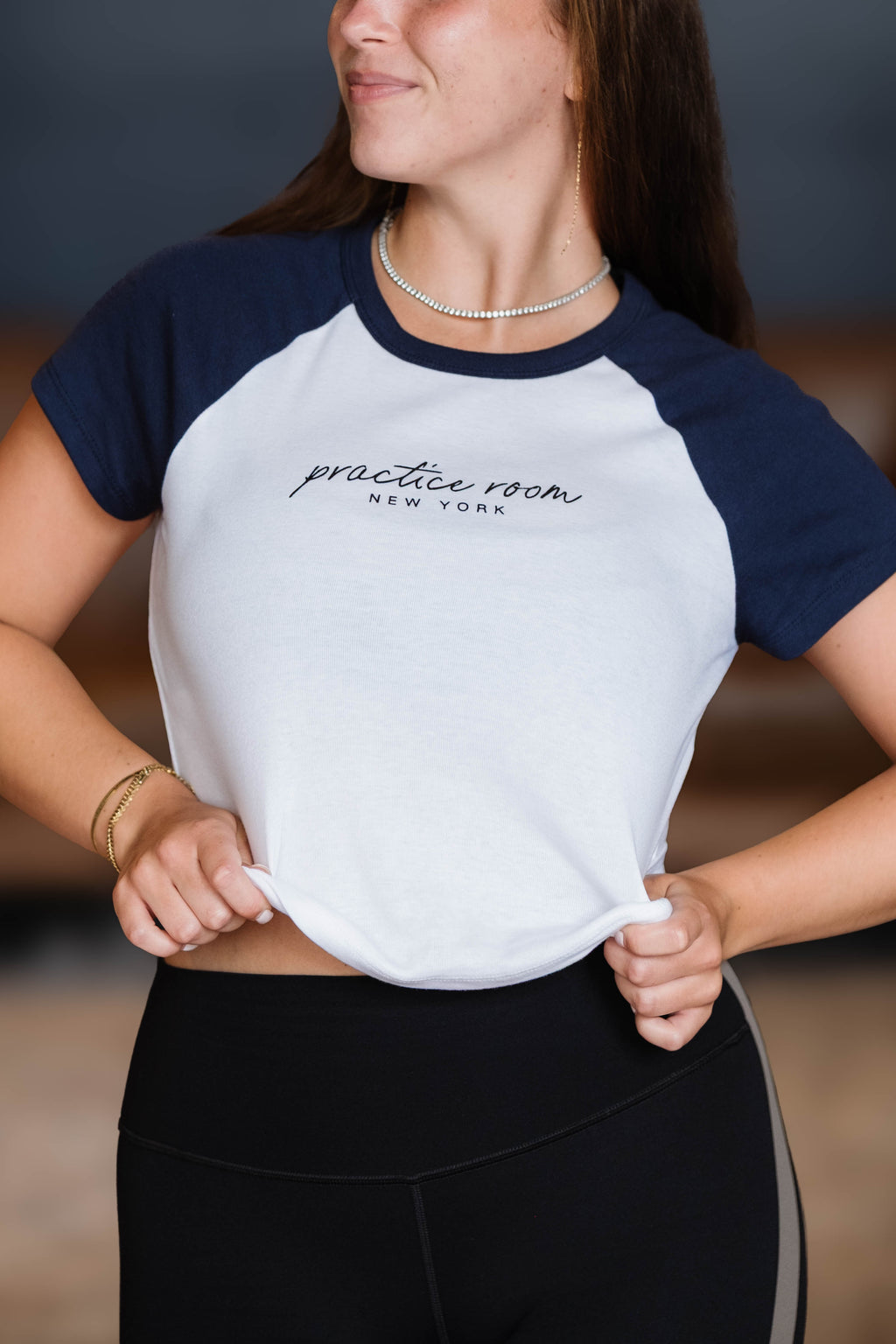Practice Room Baseball Baby Tee